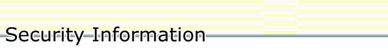 Security Information